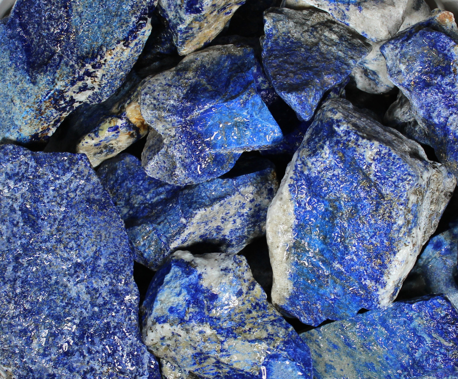 Lapis Lazuli – Rough Rocks for Tumbling – Afghanistan – Bulk Wholesale Options