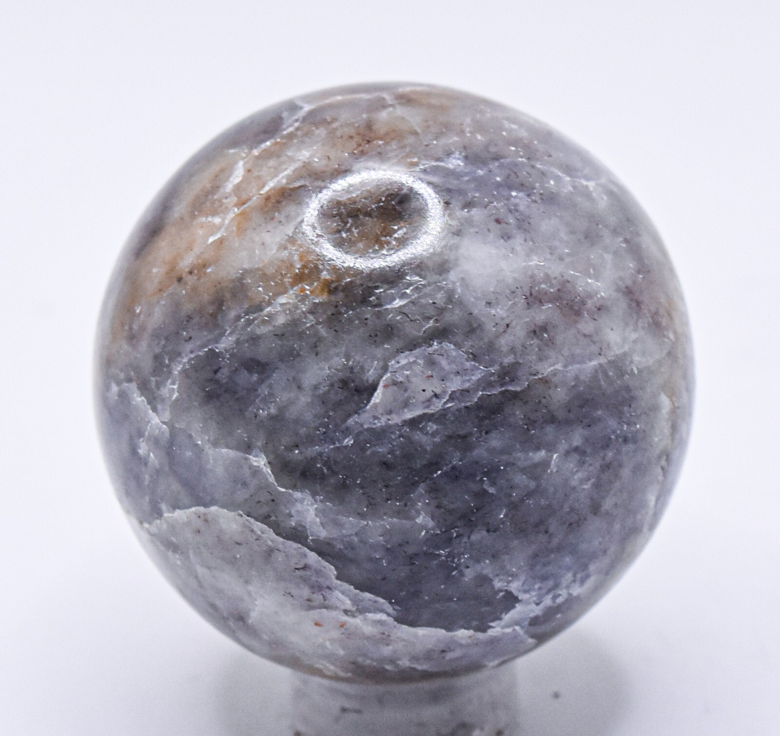39mm Iolite Sphere Polished Natural Cordierite Gemstone Crystal Mineral – India