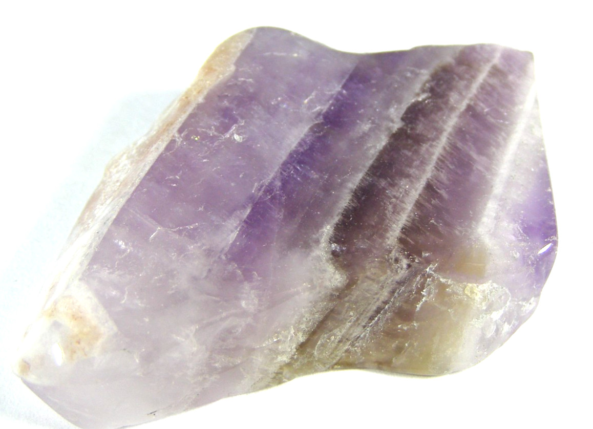 LOVELY CHEVRON AMETHYST SLICE – 3rd EYE – 5.2 x 3.1 x 0.8 cms 21.56 gms #3
