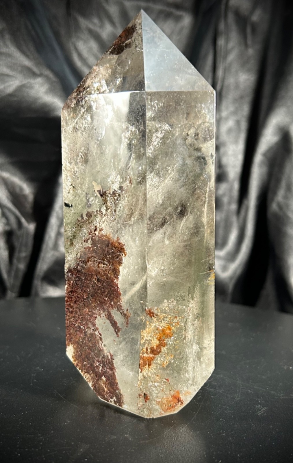 6″ Chunky Garden Quartz Tower 1lb 12 oz