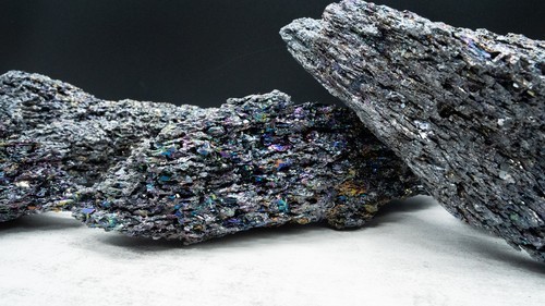 Raw Rainbow Silicon Carbide Specimen Crystal Spiritual Healing Meditation Stone
