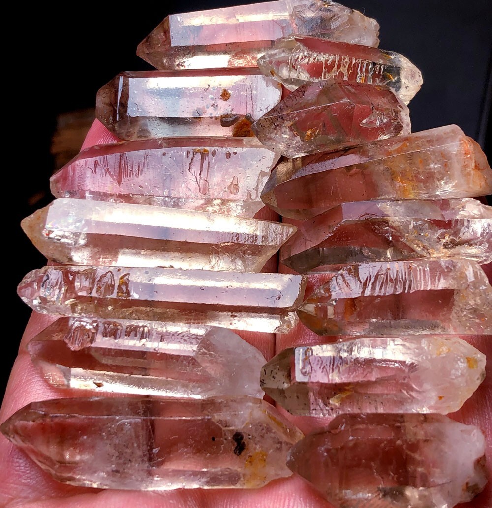 76g 14Diamond Grade!Super Seven Skeletal Amethyst Quartz Crystal Namibia r393