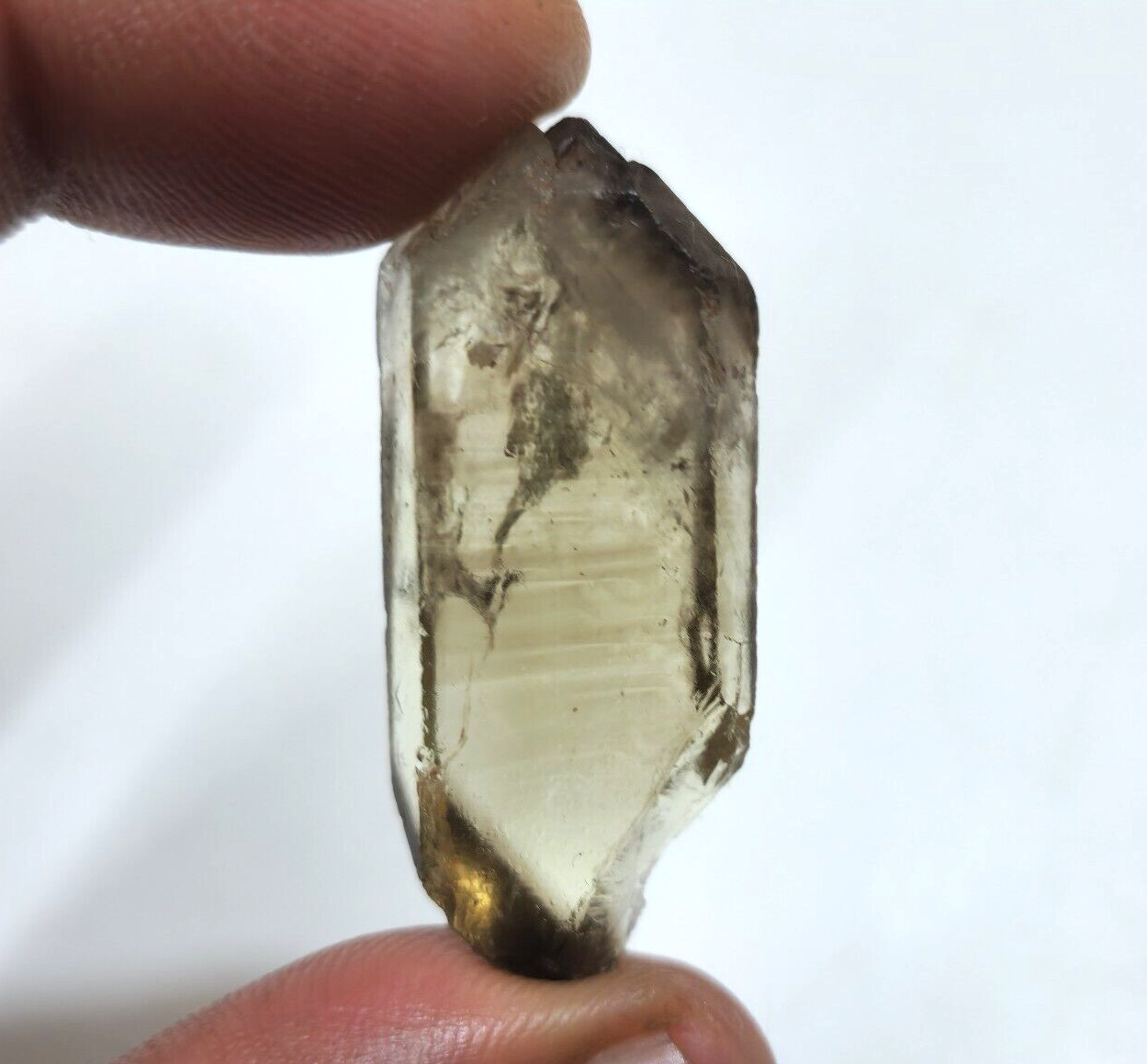 Beautiful Lemon Bio Quartz Raw 57 Crt 41x18x8 MM Loose Gemstone For Jewelry