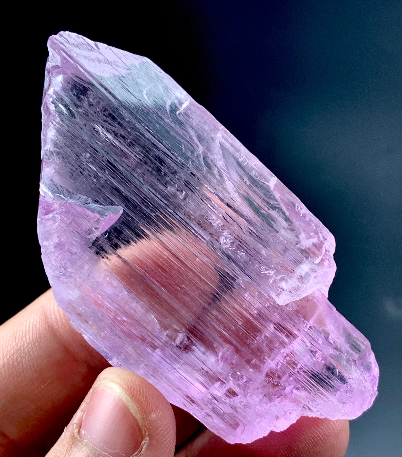 Pink Kunzite Crystal from Afghanistan | 194 Carat