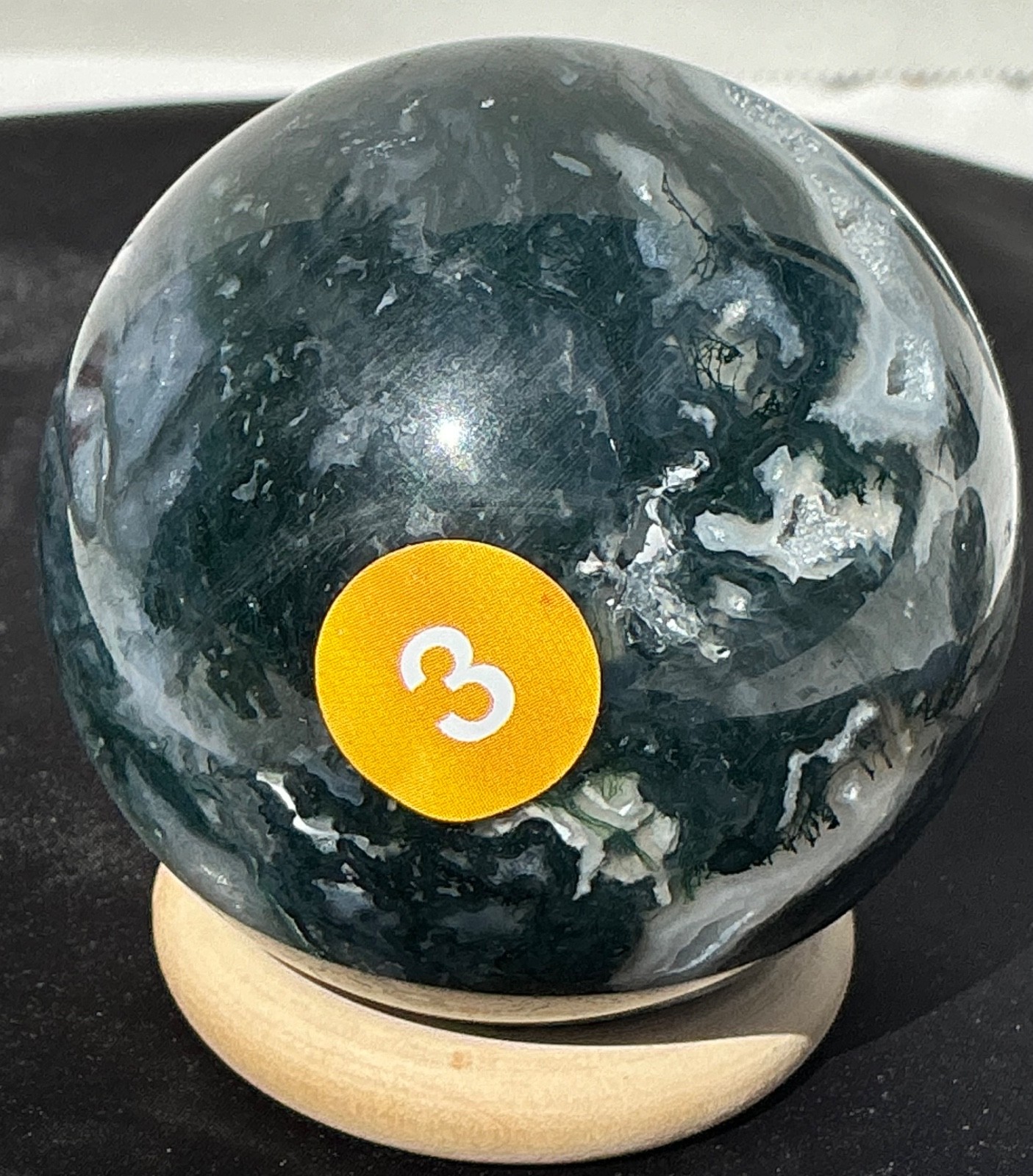 Beautiful & Different Moss Agate Spheres Healing Decor Art- Sold separately