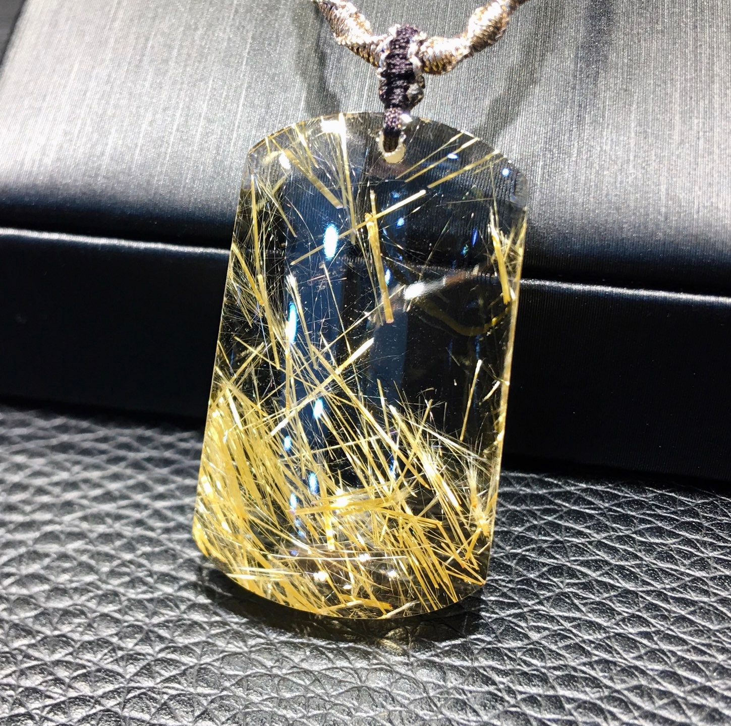 9.2G Natural Brazilian Titanium Crystal No Matter Brand Crystal Pendant