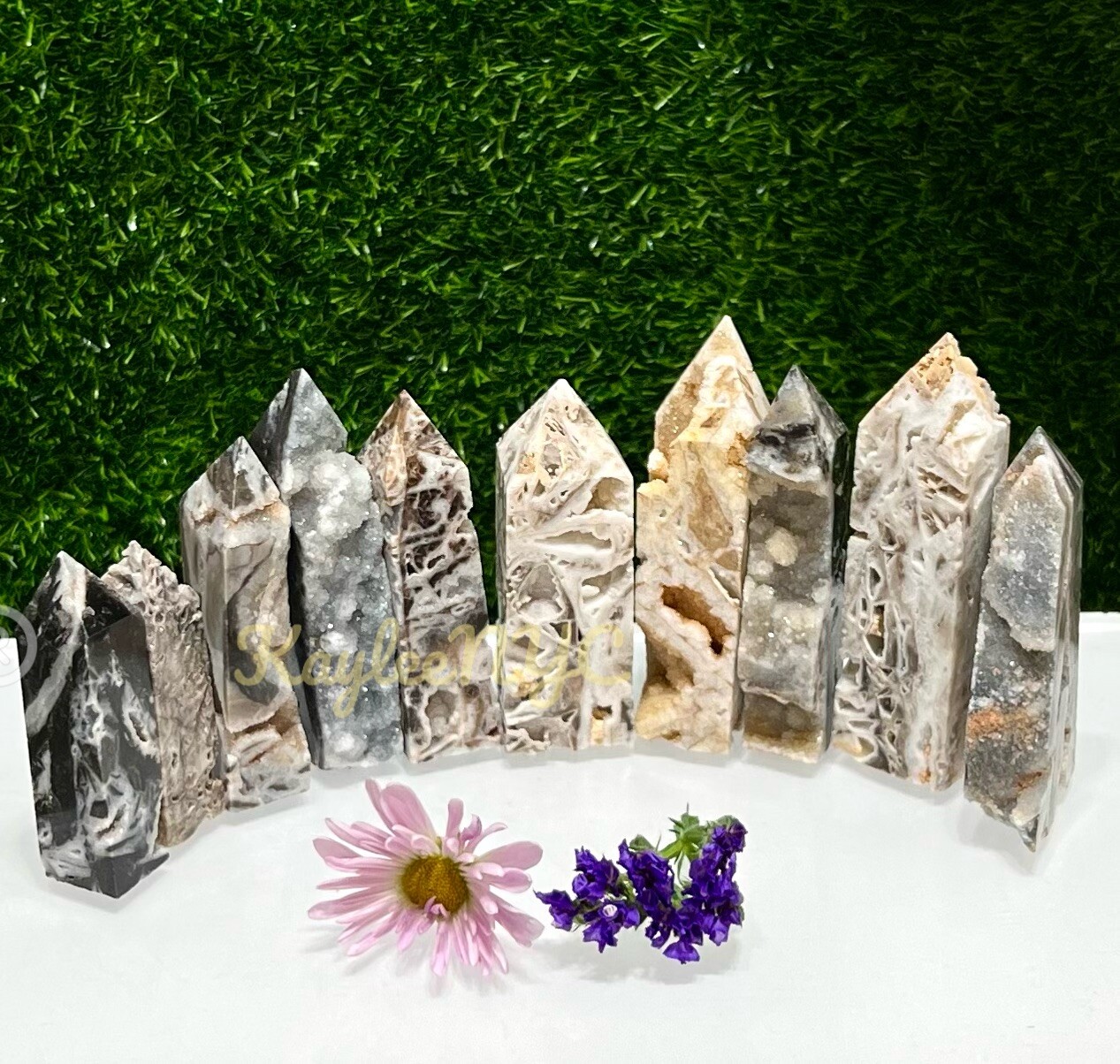Wholesale Lot 2 Lbs Natural Sphalerite Obelisk Tower Point Crystal Healing