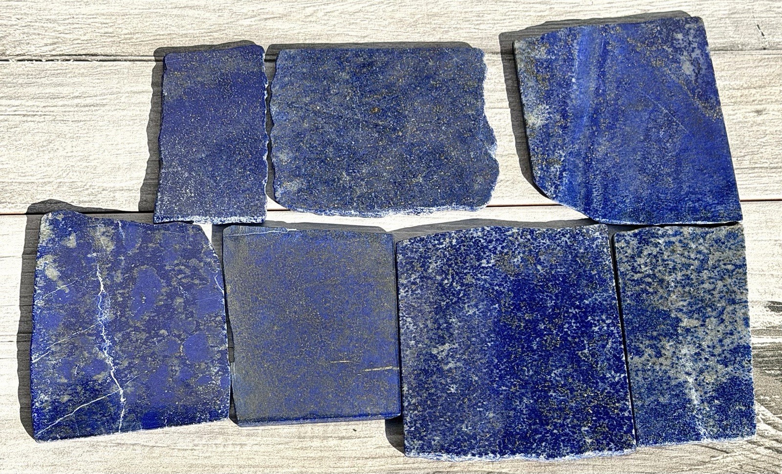 Wholesale Lot 2 Lbs Natural Lapis Lazuli Polished Slab Crystal