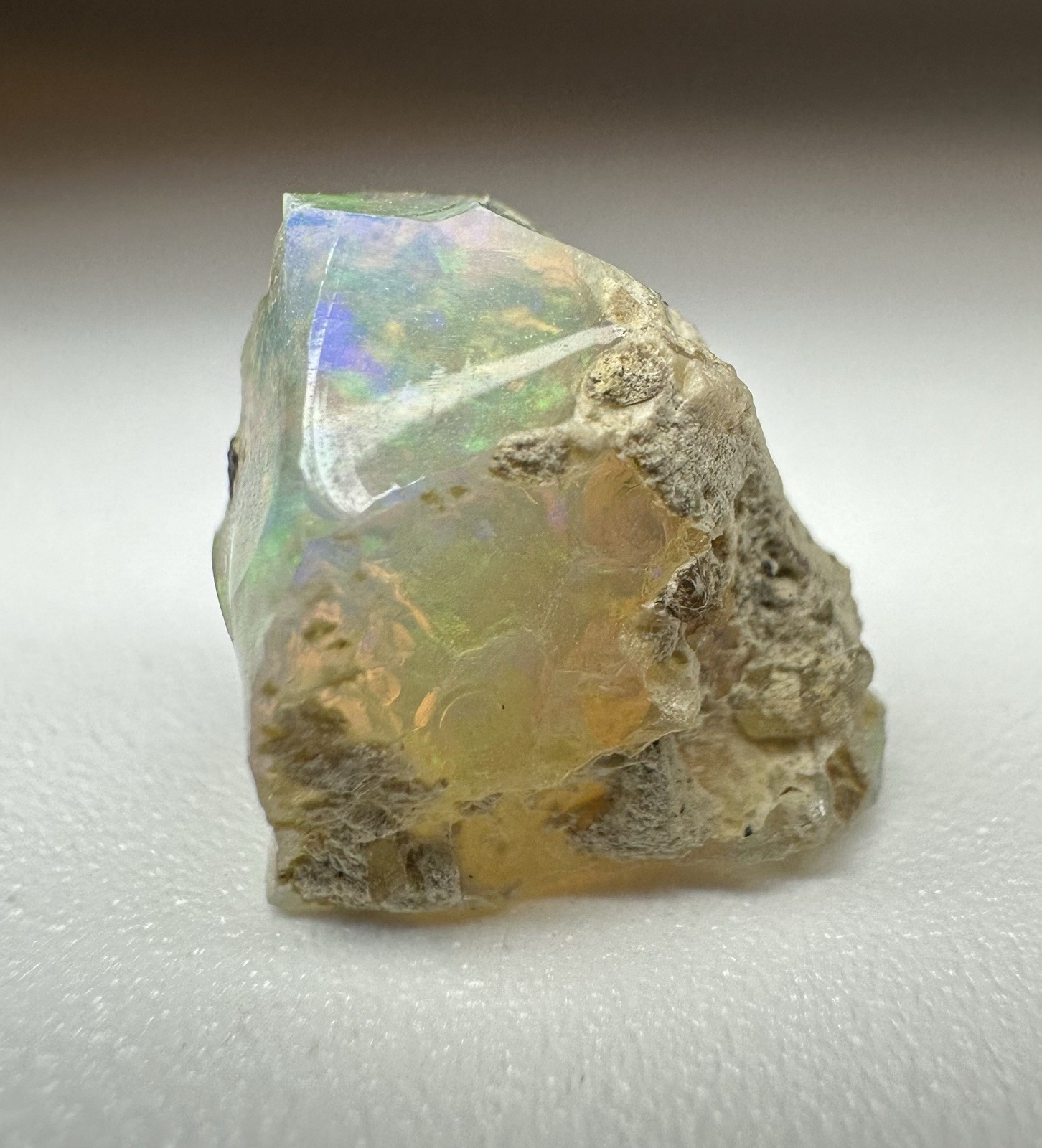 Impressive Multicolor Welo Rough Opal Specimen From Ethiopia (See Description)