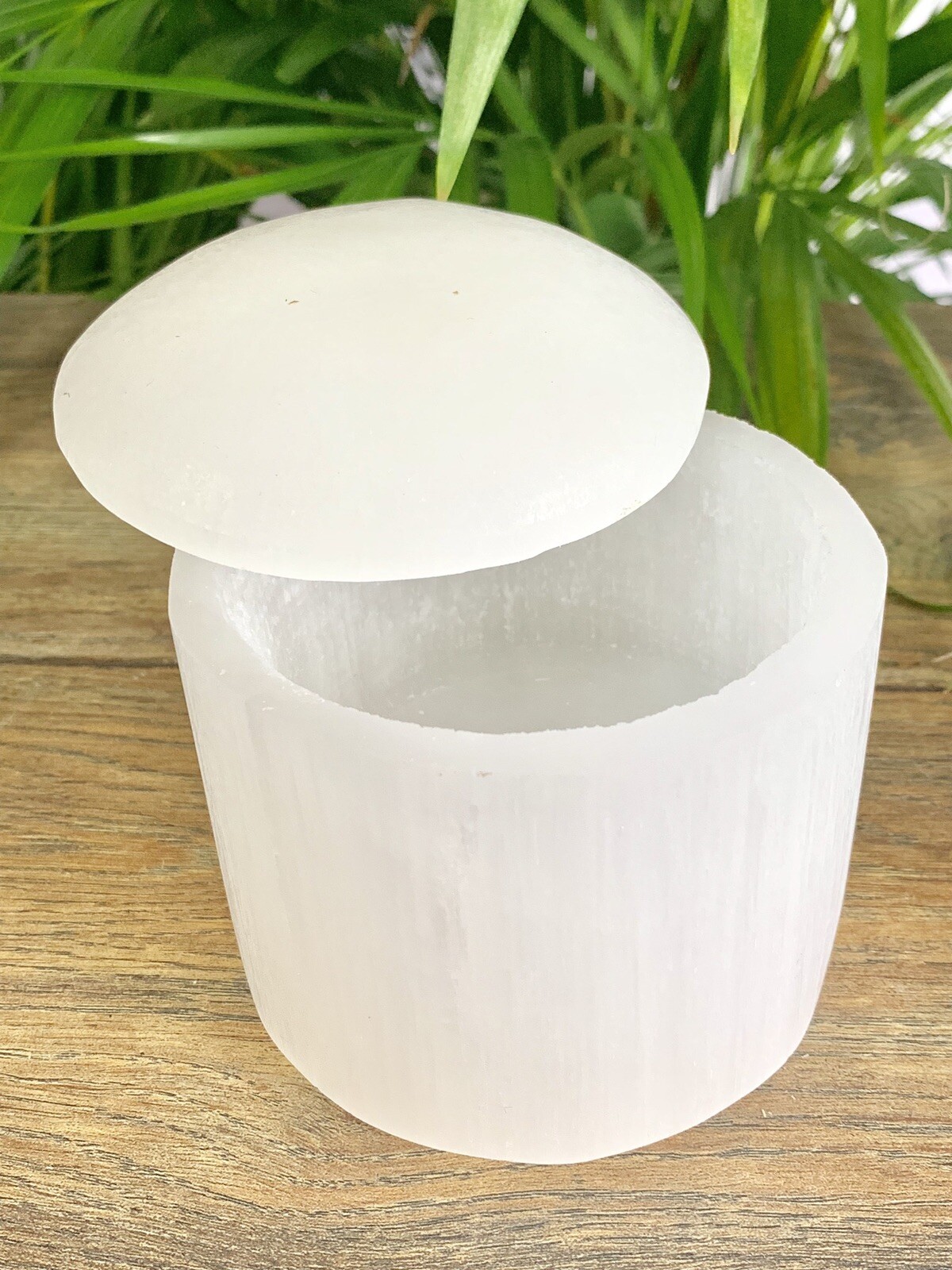 Selenite Jar Crystal Jar Charging Stone Vessel Reiki Chakra Meditation Gift Idea