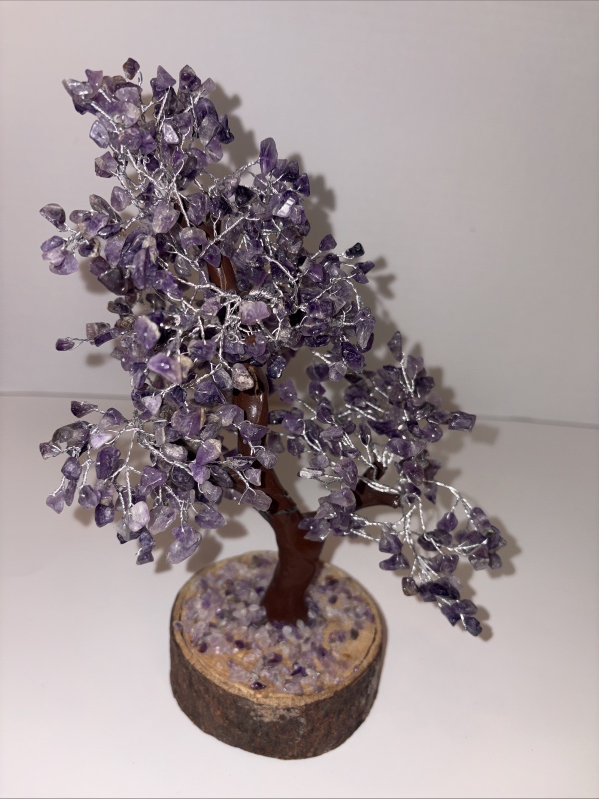 Feng Shui Money Tree Amethyst Crystals 9.5”