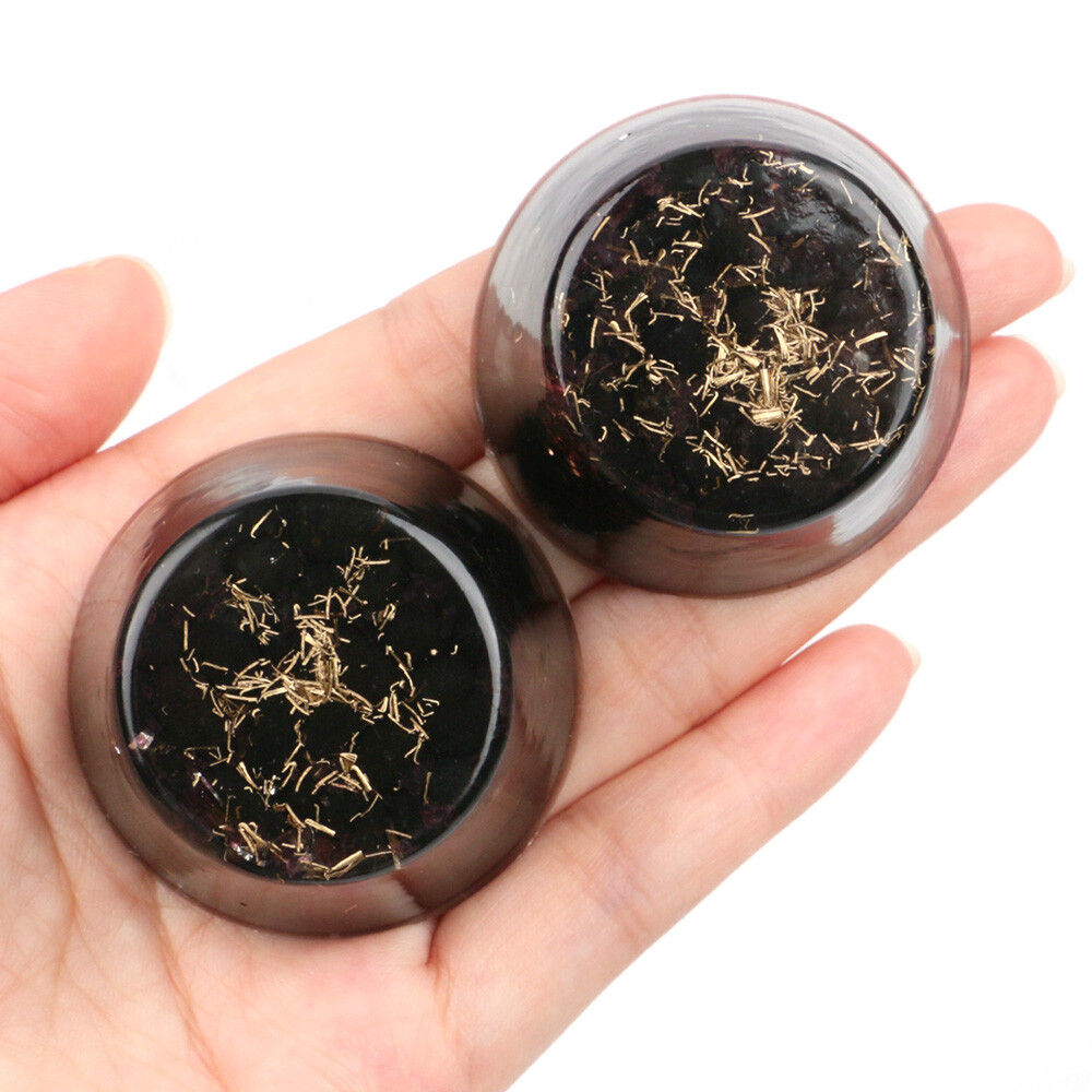 Black Sun Shungite Orgone Busters Generators Energy EMF Protection Tower Healing