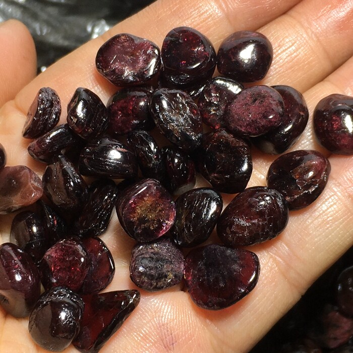 50g Natural Garnet Polished Tumble Little Gem stone Reiki Healing Specimen