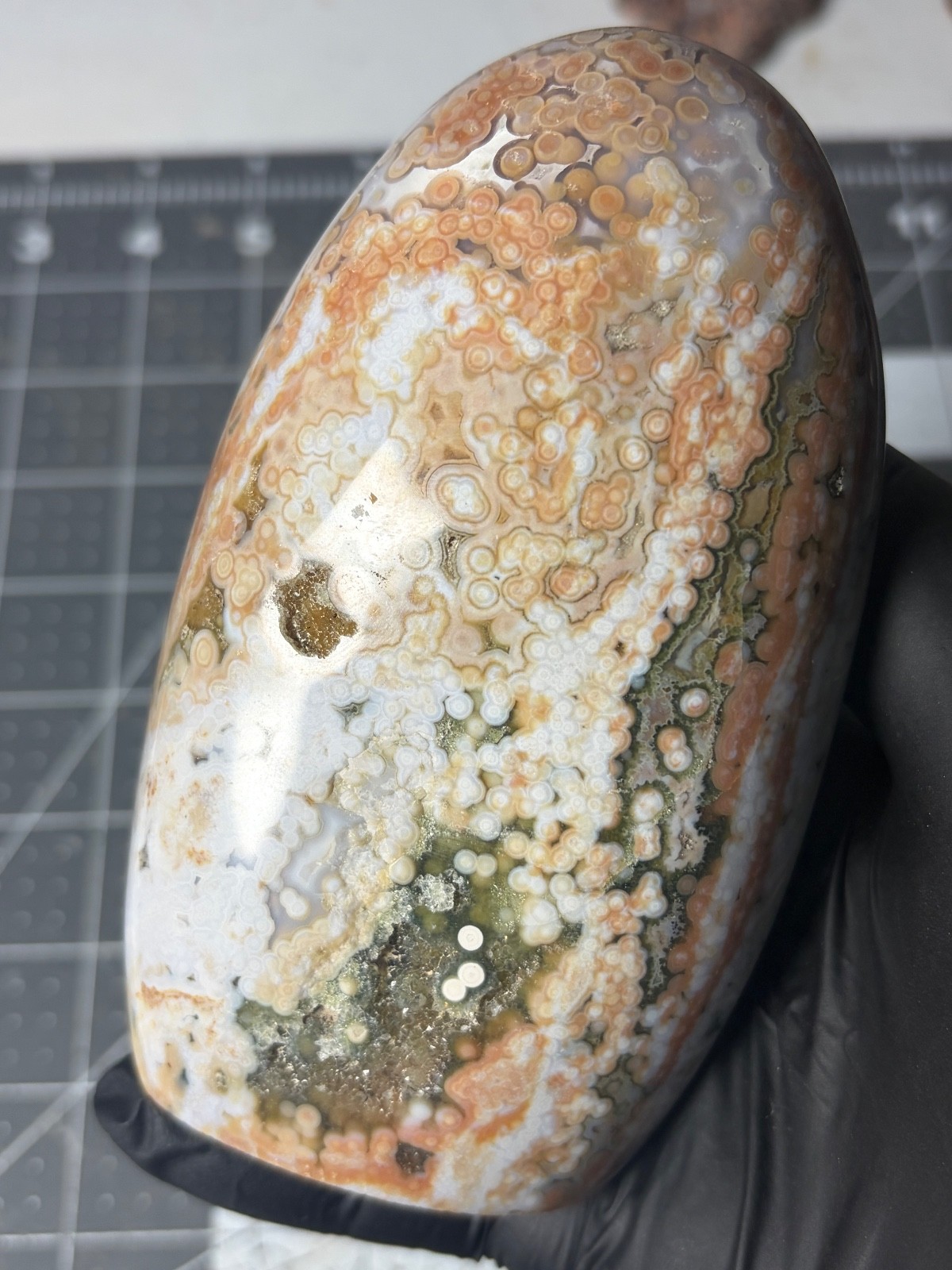 Beautiful Ocean Jasper Free Form Orbs Colorful