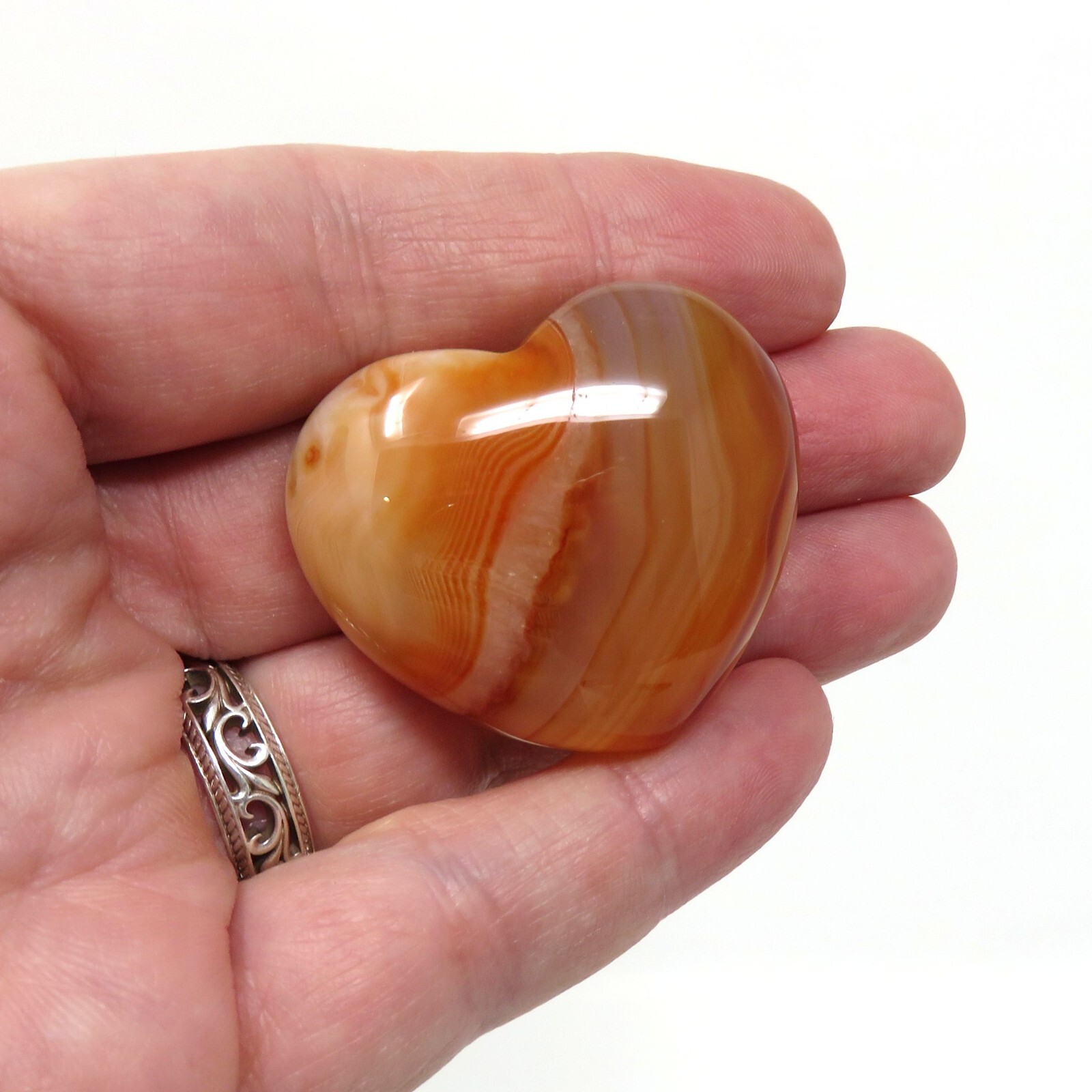 Set of 10 – Mixed Scratch AND Dent – Heart Stones – Random Colors & Sizes