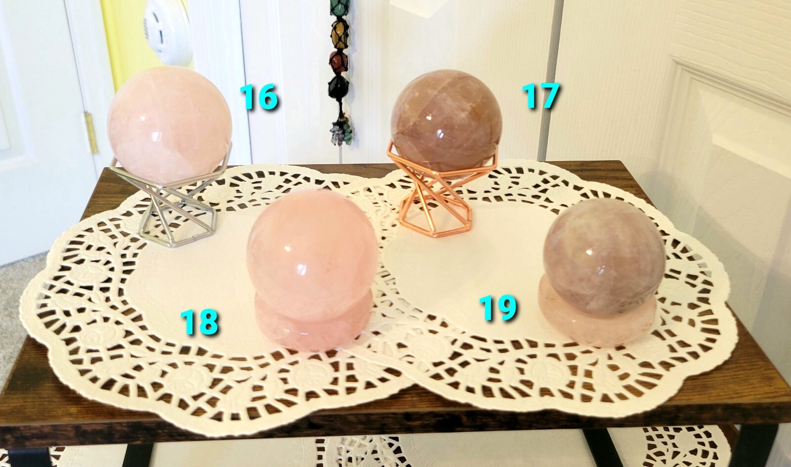 Rose Quartz Spheres