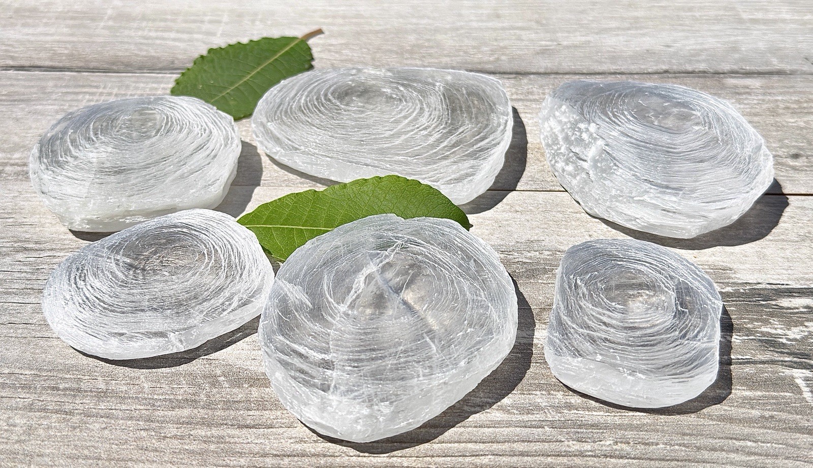 Wholesale Lot 2 Lbs Natural Fingerprint Selenite Rough Crystal Healing Energy