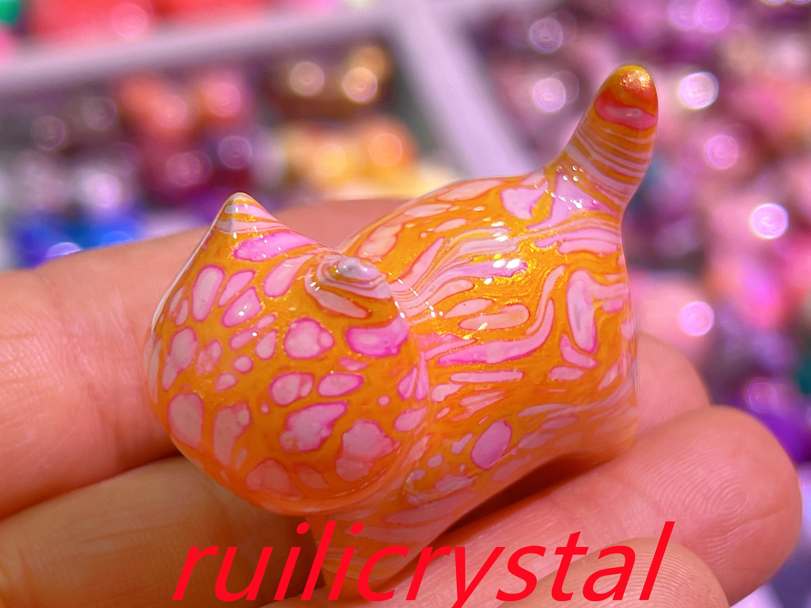 2″ Natural Sichuan thuja quartz Carved cat skull Crystal Healing Reiki1pc