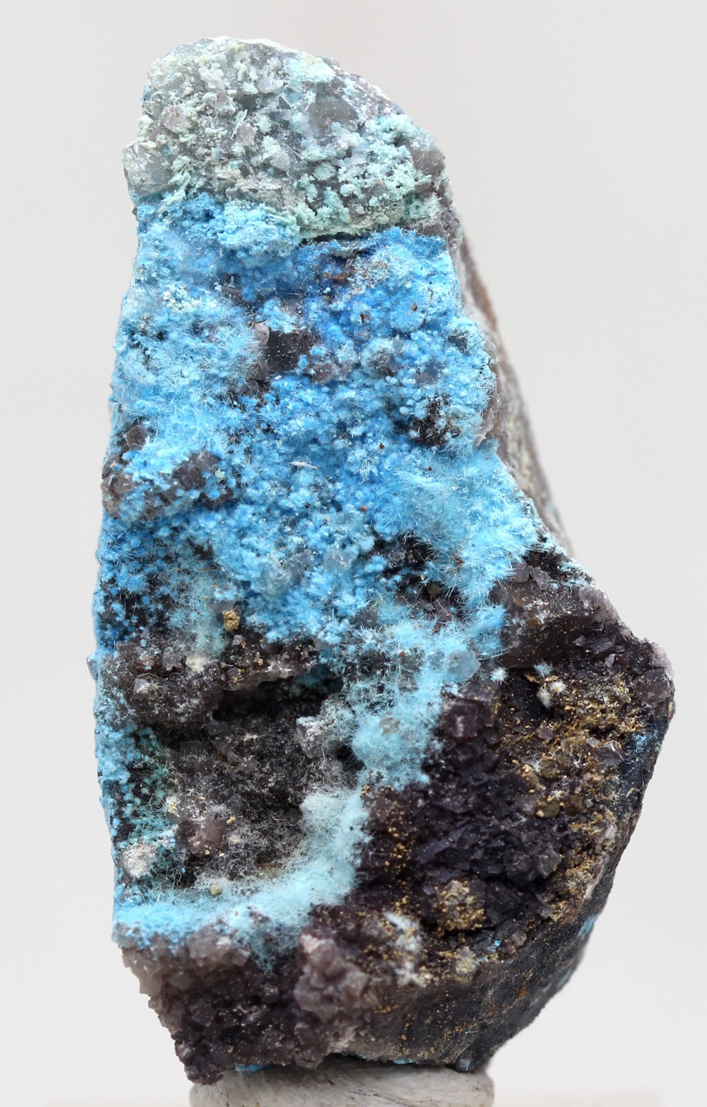 CYANOTRICHITE Crystal Spray Cluster Mineral Specimen GUIZHOU CHINA