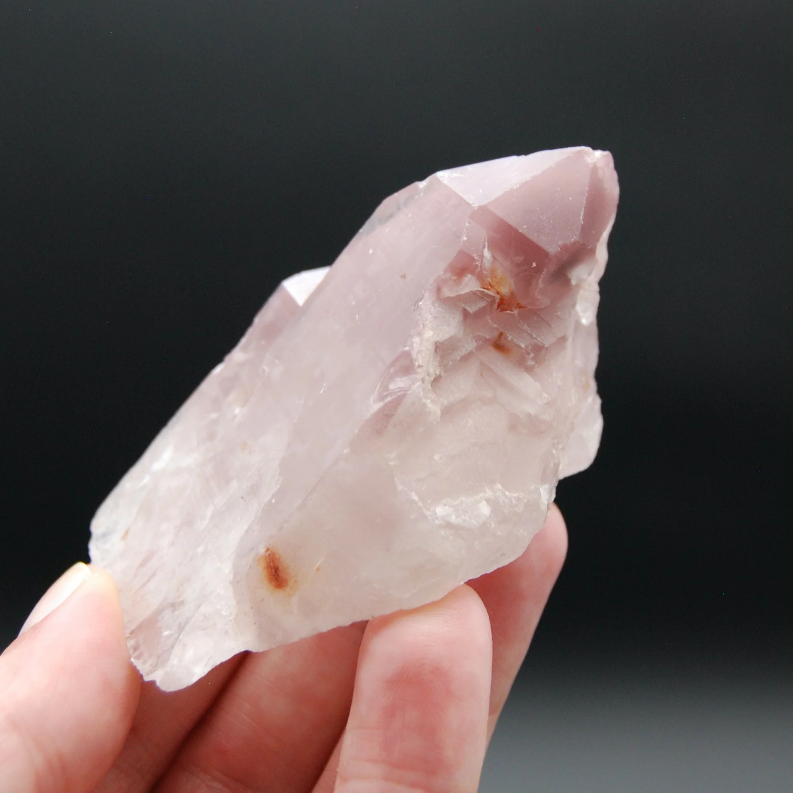 3in 102g Elestial Twin Lithium Lemurian Quartz Crystal Starbrary, Record Keepers
