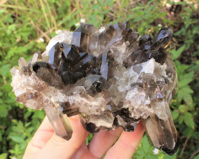 LARGE Smoky Quartz Crystal Clusters – ‘AAA’ Grade High Quality Smokey Quartz