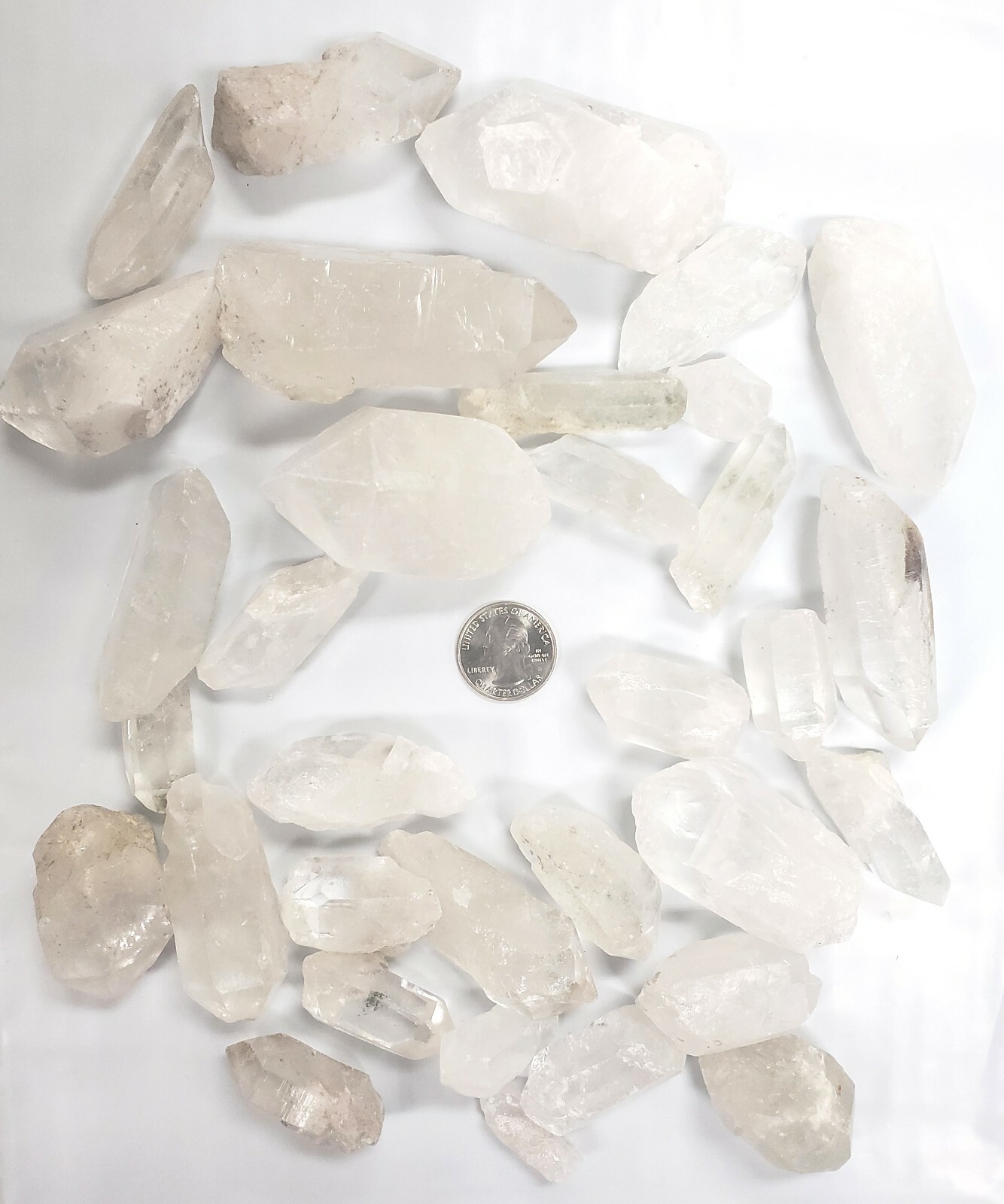 Quartz Crystal Bulk 1 LB – 2 LBS – Wholesale Quartz Crystal Points