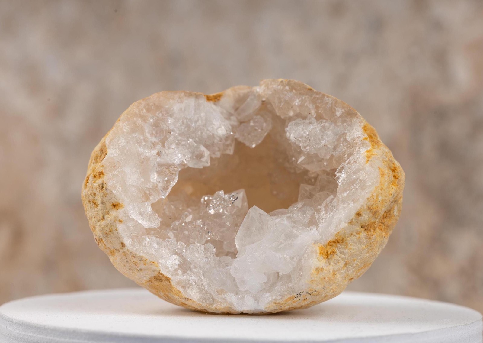 Geode Crystal 1.5-2″ Cracked Quartz Druzy Cluster for Decor, Crystal Gift