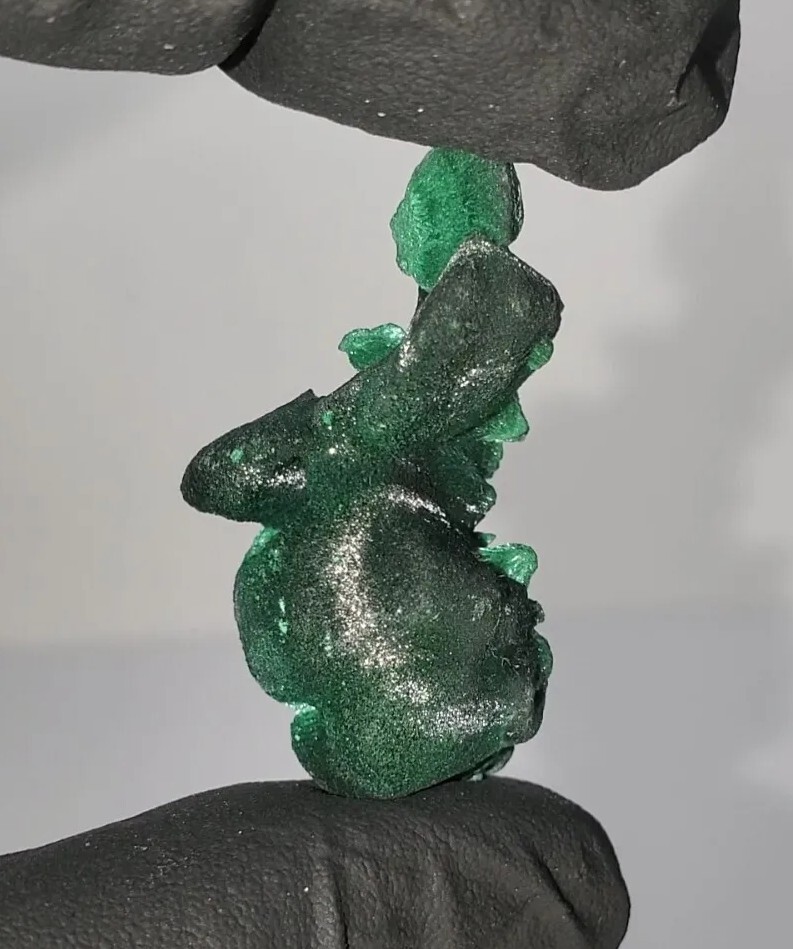 18g Velvet Malachite Silky Fibrous Malachite Specimen, Congo