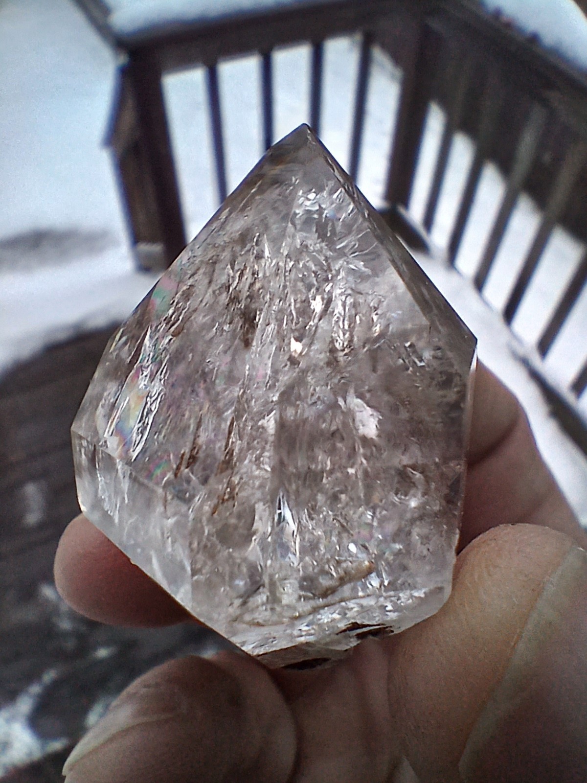 Large Herkimer 💎 Full Of 🌈s Miner Direct From NY ❤️