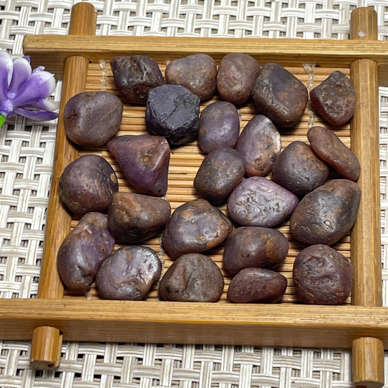 Mixed colors Corundum stone – Red Sapphire Unprocessed stone Mozambique a3003