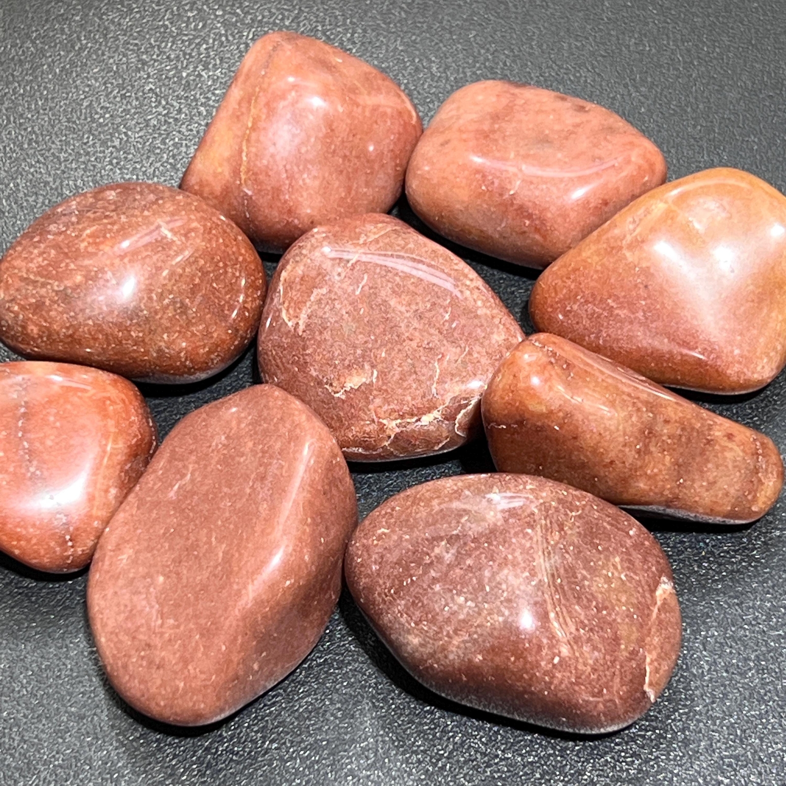 Large Red Brown Jasper Tumbled Stones (By The Piece Or Pound) Wholesale Minerals