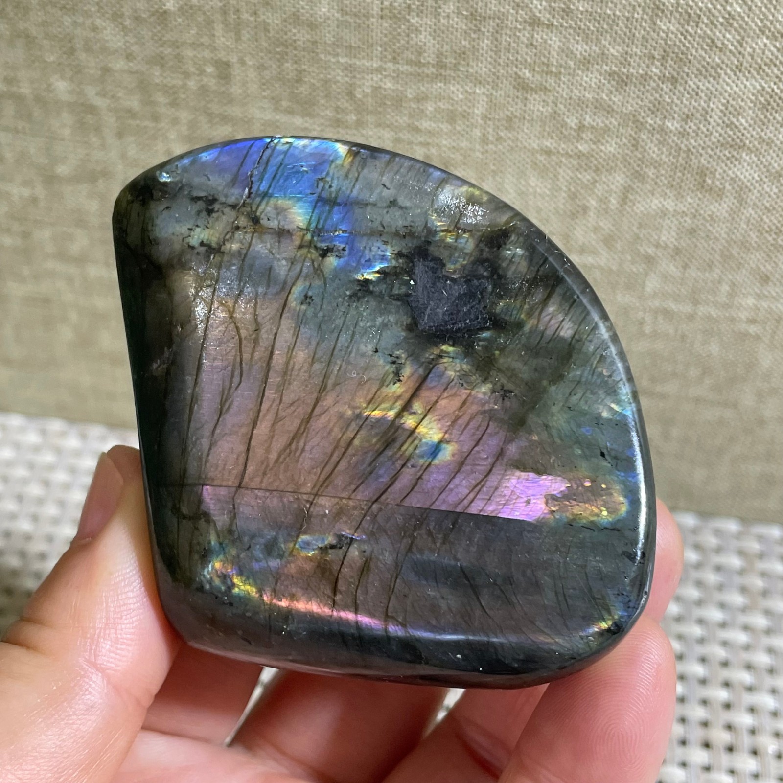 Natural Labradorite Crystal gemstone rough original Specimen 137g