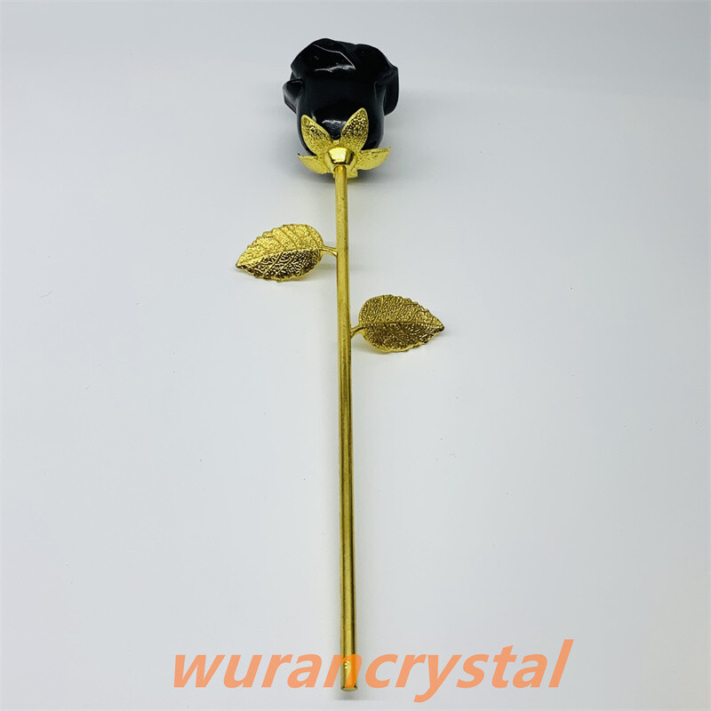 Mix Natural quartz crystal rose point carved vase bedroom Reiki healing gift