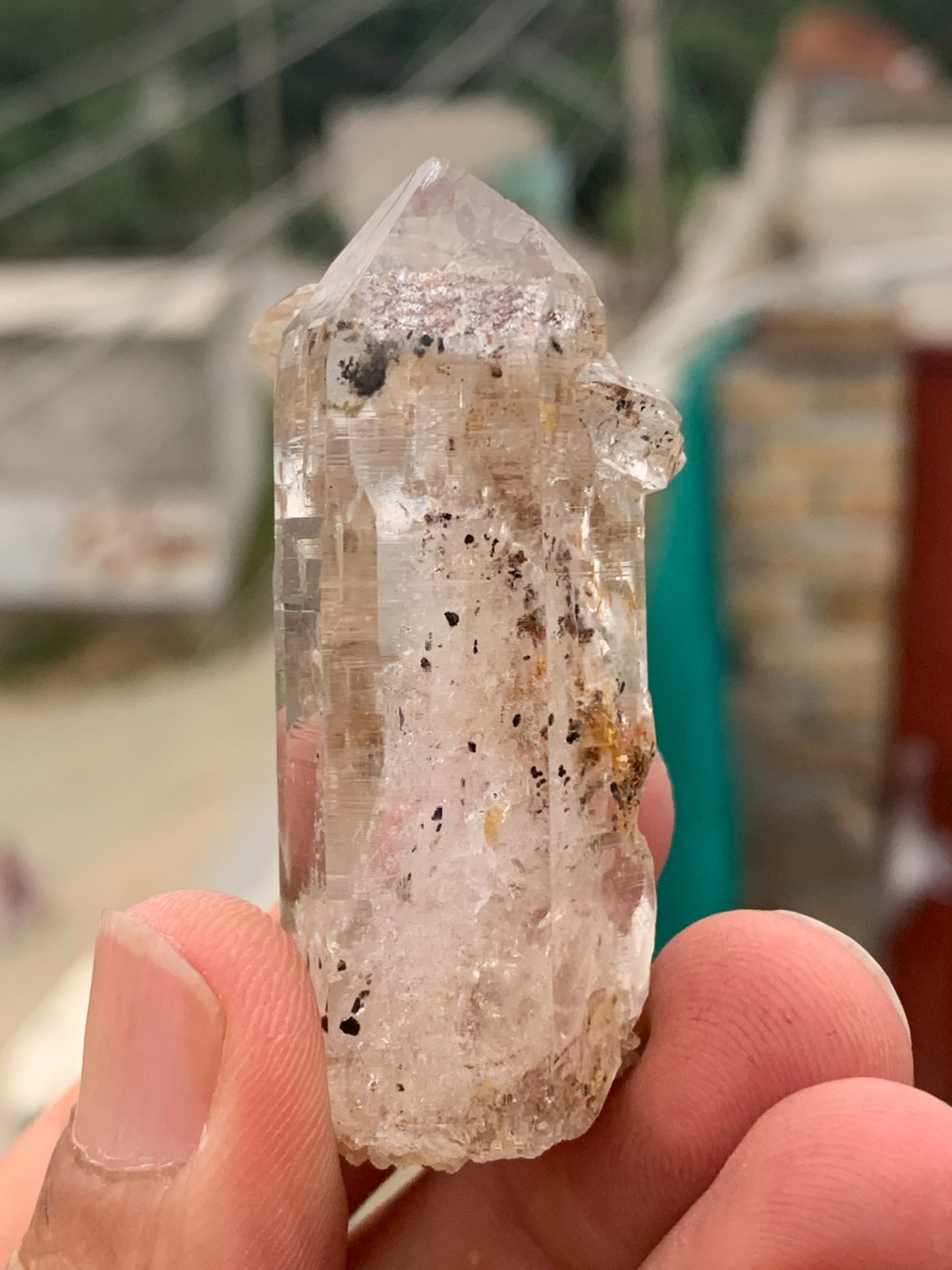 35 grams AAA Grade Garden Quartz (Lodolite) Point – Thousand Layers Formation