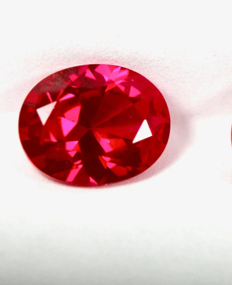 10.2 Ct+ Natural Flawless Mozambique Red Ruby Round Loose Gemstone Cut