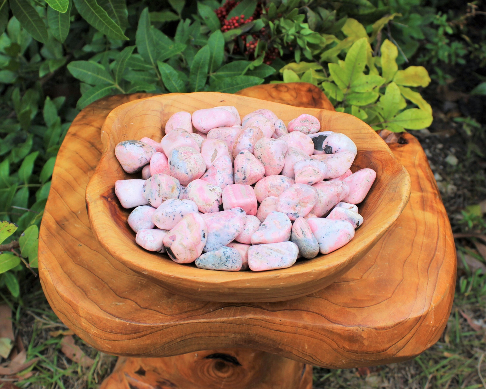 1/4 lb Rhodonite Tumbled Stone (Crystal Gemstone Metaphysical Reiki) 4 oz