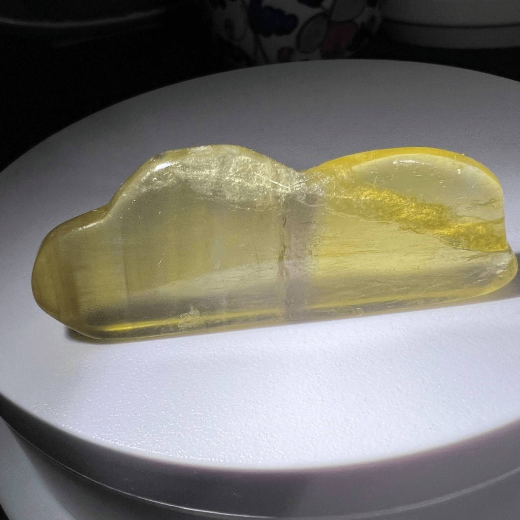Yellow Fluorite Crystal Cloud Carving