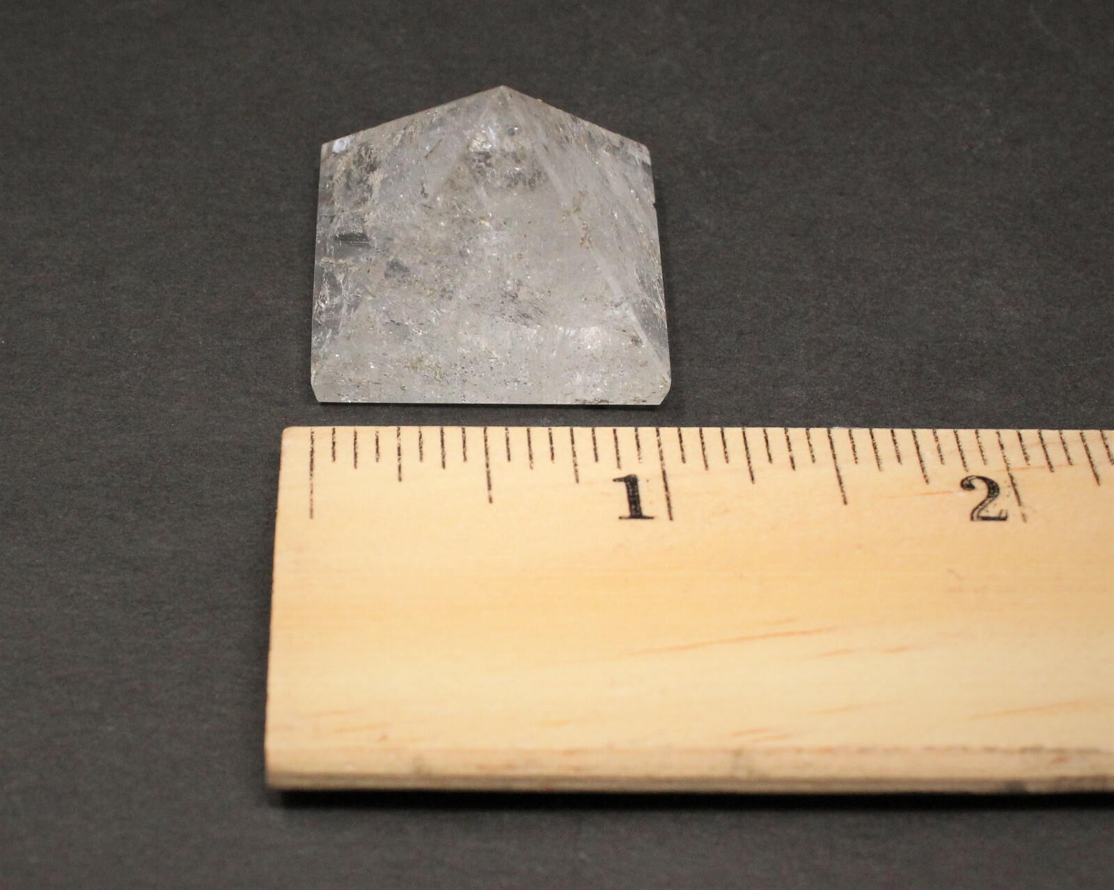Clear Quartz Crystal Pyramid (Medium 1″ – 1.25″) Reiki Clear Quartz Pyramid
