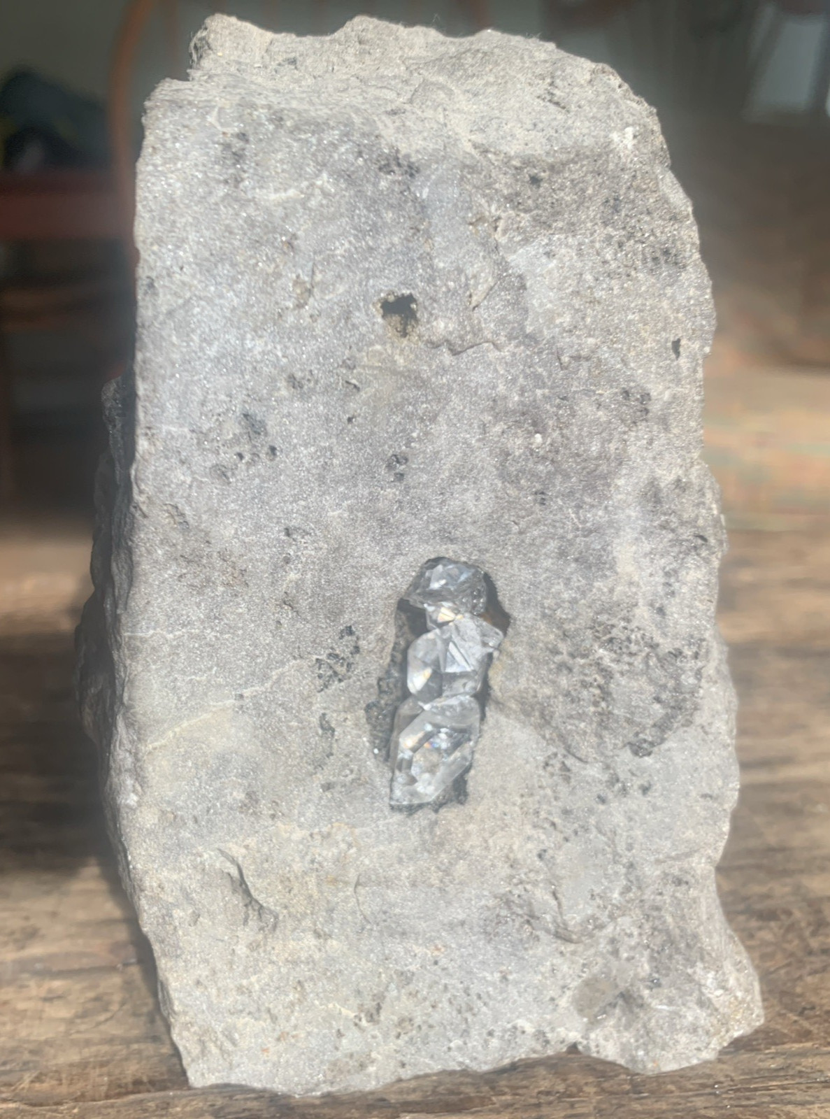 Unique Herkimer Diamond Quartz In Matrix From Herkimer New York
