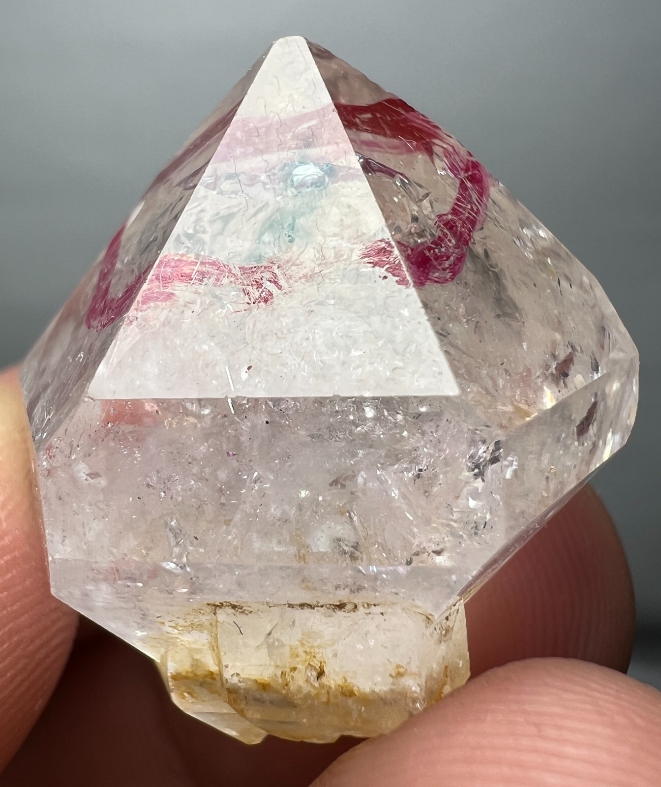 71 Ct RARE! Natural undamaged Enhydro internal Moving water Droplet | Pakistan