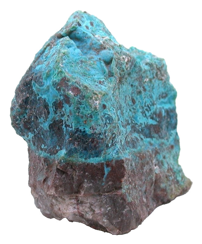 136 GRAM 4.9 OUNCE QUANTUM QUATTRO CHRYSOCOLLA 2 1/3 INCH SPECIMEN ROUGH CS101