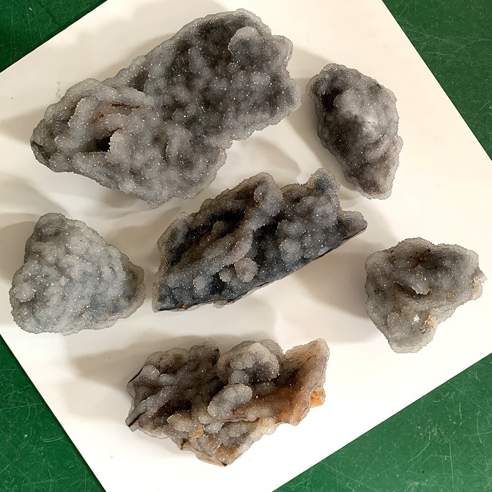 80g+ Natural Black Sphalerite Irregular Healing Crystal Cluster Mineral Specimen