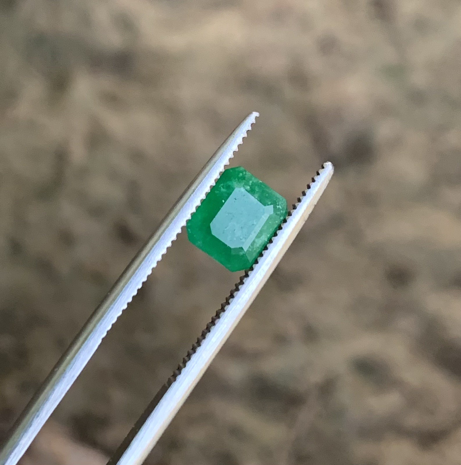 0.80 Ct Natural Emerald Loose Gemstone From Swat Pakistan.