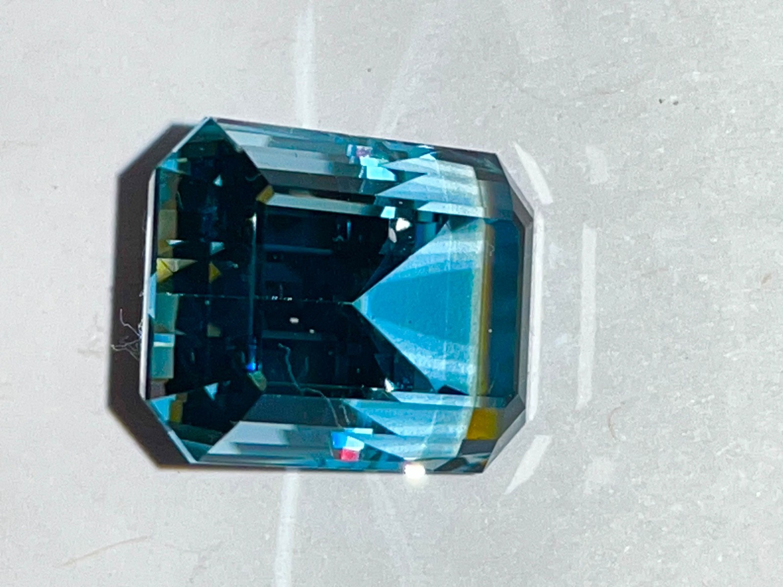 31.04ct Montana Topaz AAA Hand Cut by Master Lapidary (1980s) Large Emerald Cut