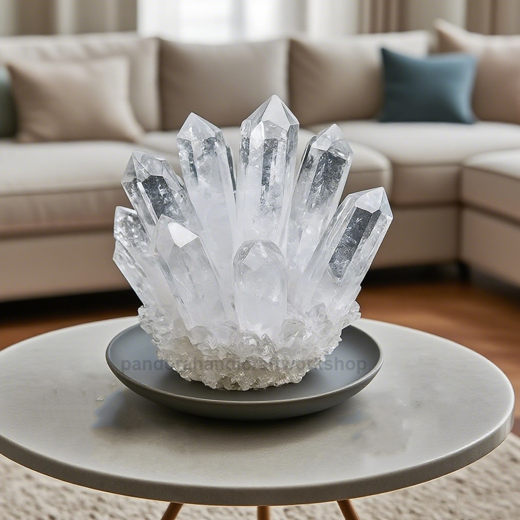 200g+ Rare Large Raw Clear Quartz Crystal Cluster Quartz Mineral Specimens Decor
