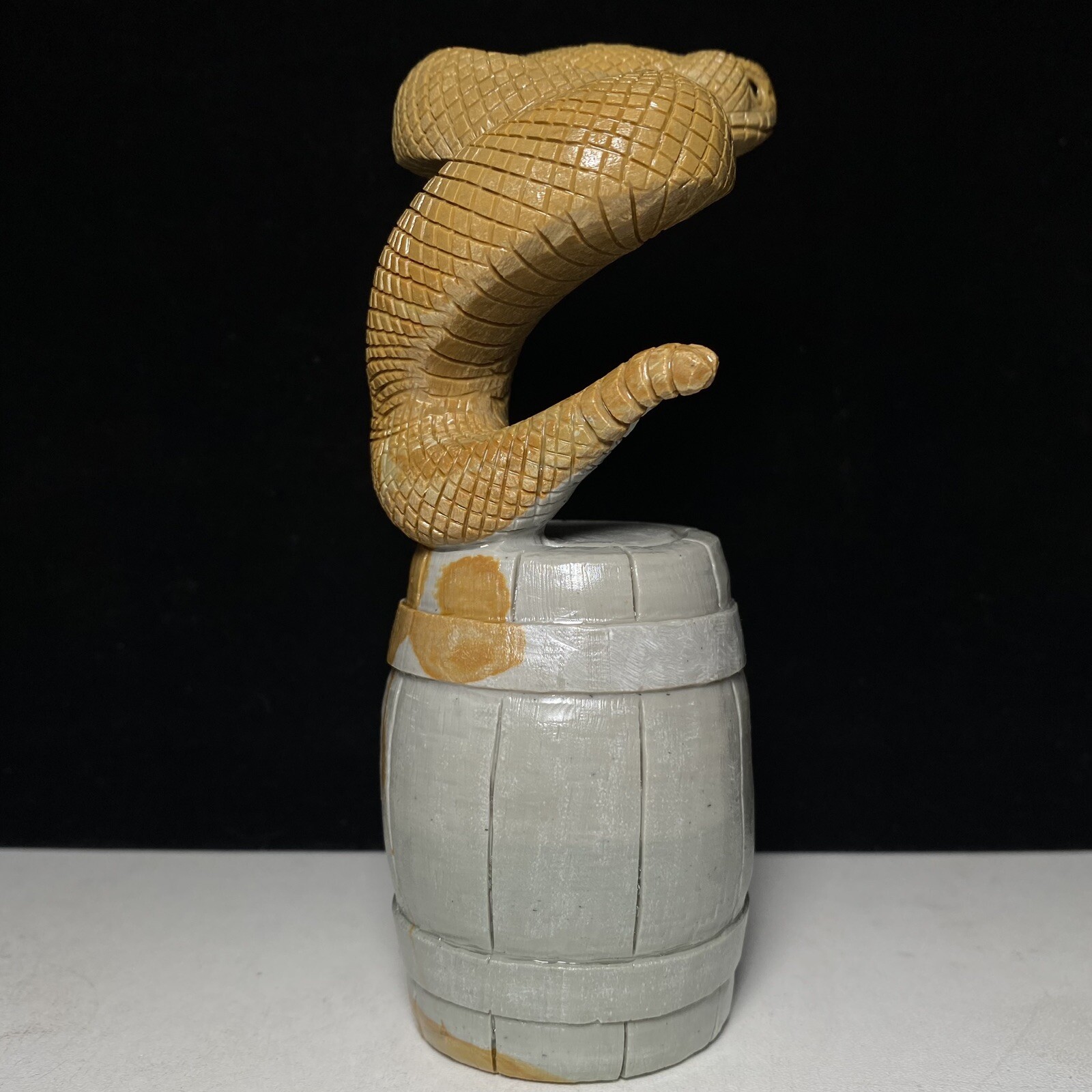 Natural Crystal Cluster Quartz Mineral Specimen Songhua Stone Handcarved snake