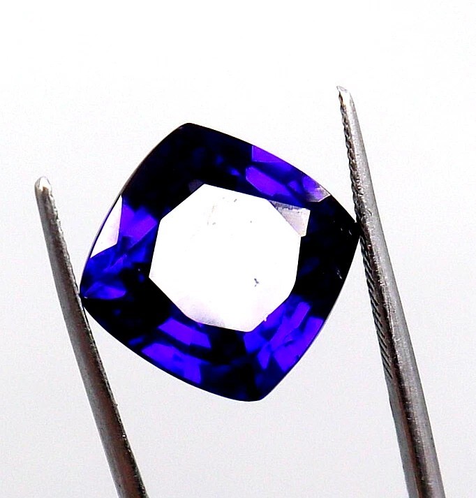 Flawless CERTIFIED 10 Ct Natural Ceylon Sapphire Cushion Cut Blue Loose Gemstone