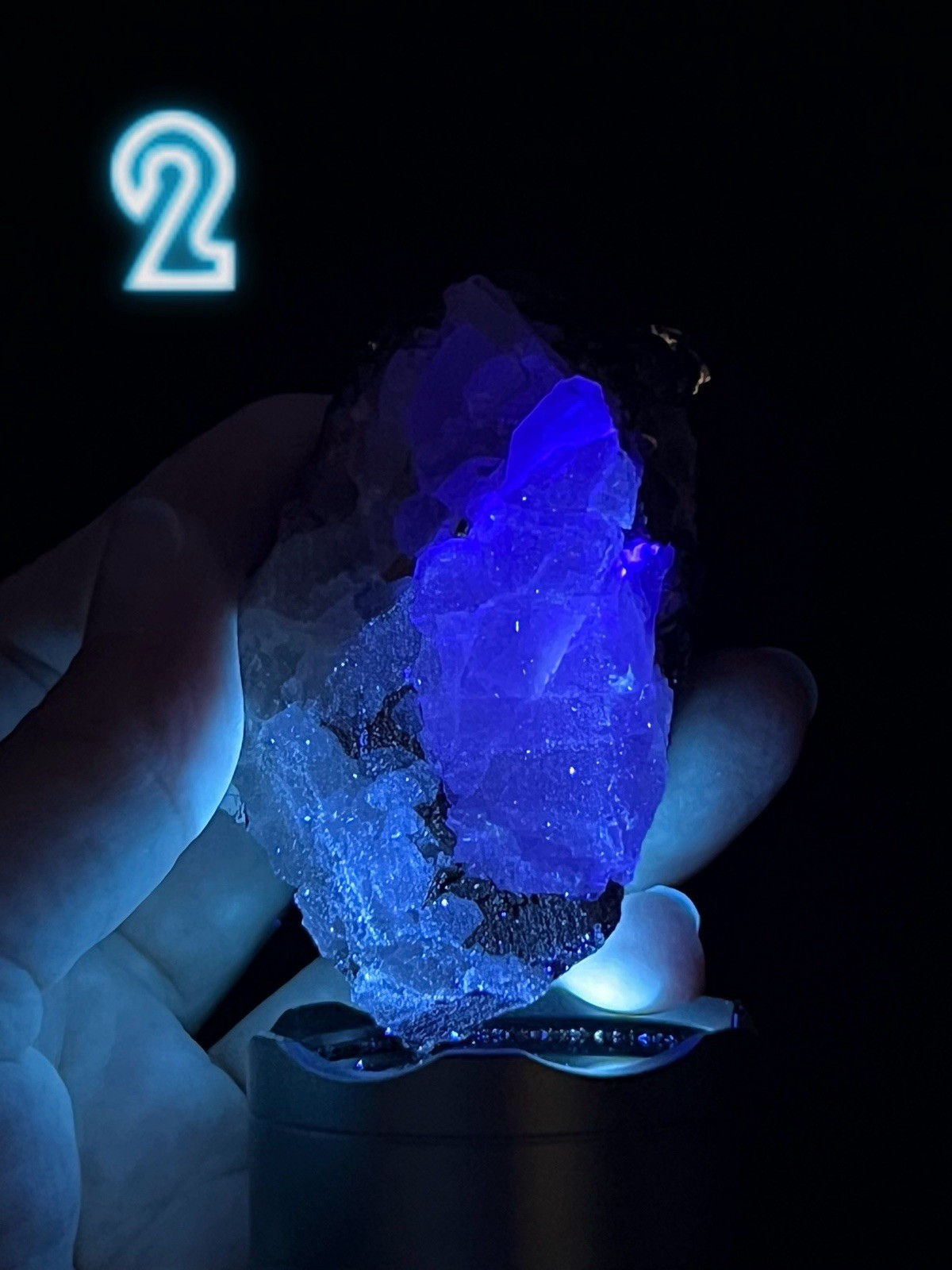 Natural Galena & Quartz Inner Mongolia* Some Fluorite uvreactive* Free ship gift