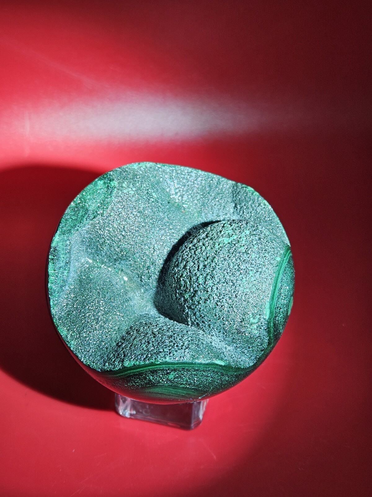 Glossy Natural Malachite Quartz Druzy Sphere Crystal Collection Healling 1+LB