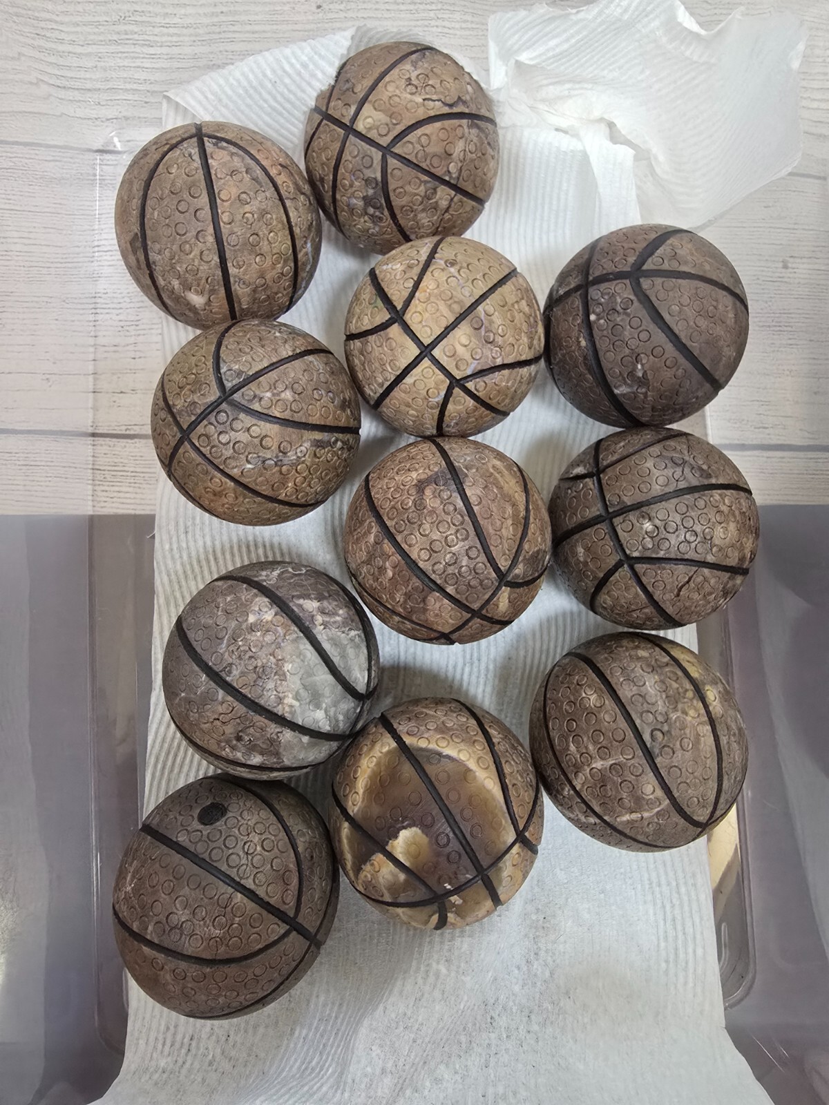 Large Agate Basketball Crystal Sphere 69-80mm Unique Crystal Collectable Natural